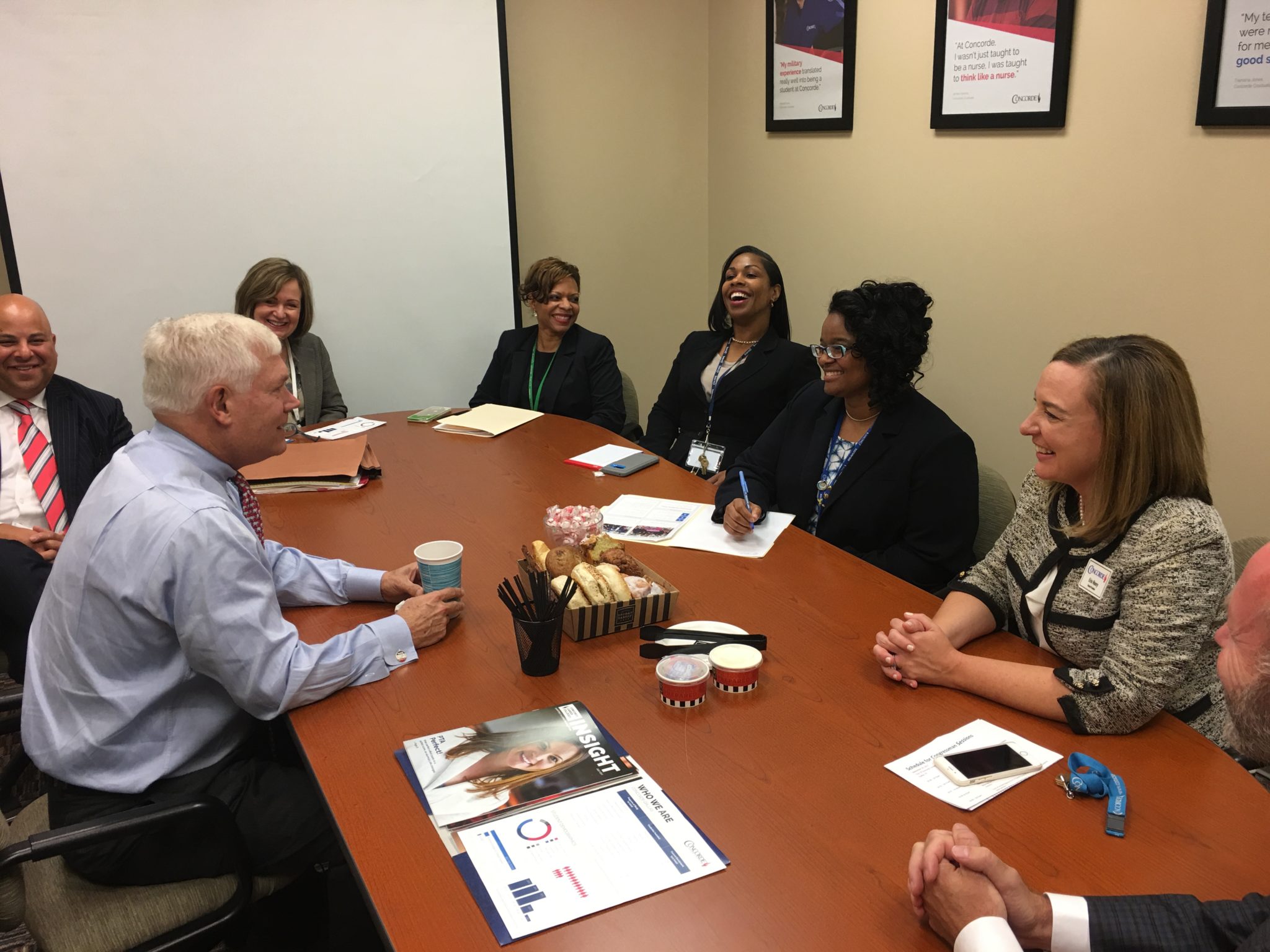 health care career college conference room