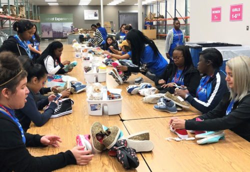 Buckner shoe drive in Dallas