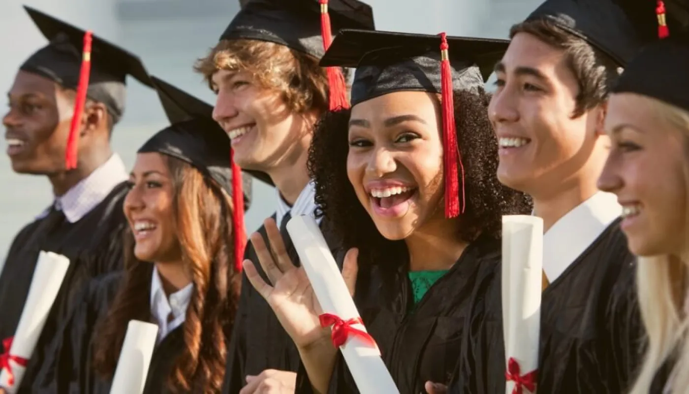 Students graduating