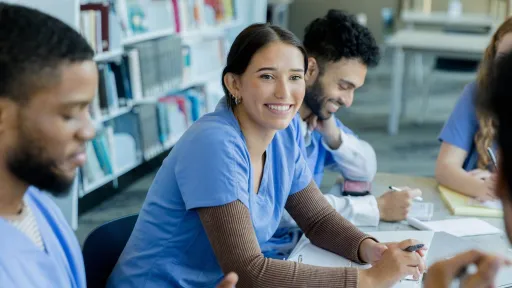 Students preparing for NCLEX-RN exam during prelicensure nursing program