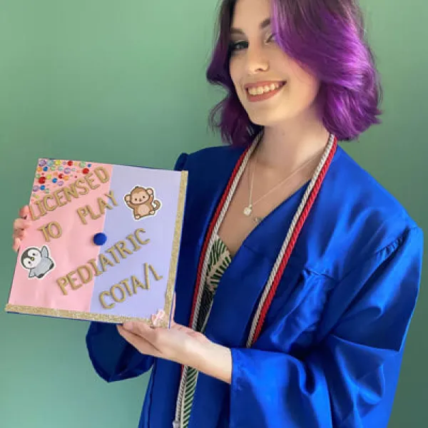 Concorde Alum Amy Marks graduation