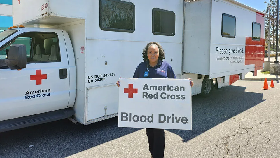 Concorde-Garden Grove Partners with American Red Cross Bloodmobile