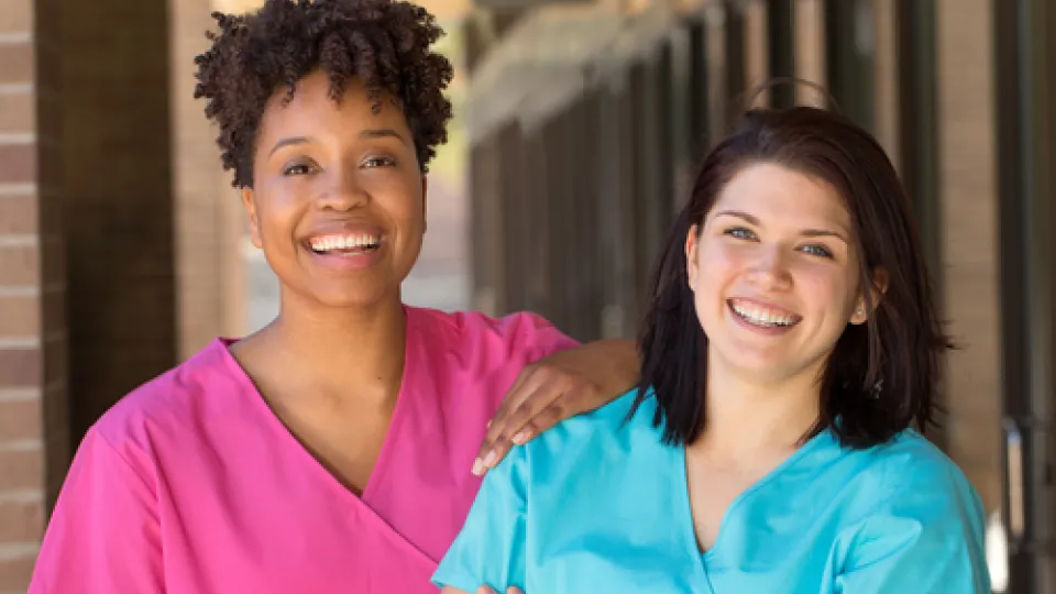 Concorde Career College LPN Programs two LPNs at work