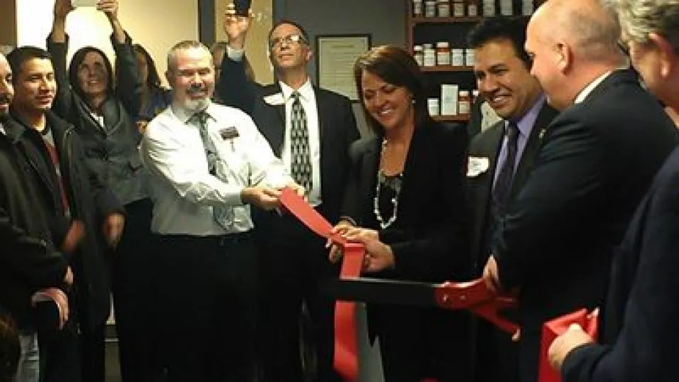 KC Concorde administrators meet with Kansas City officials to launch the new pharmacy technician program.