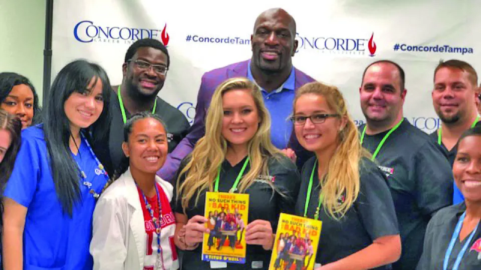 Titus_with_Group Titus with group of students