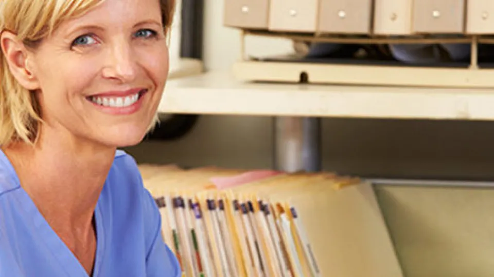 Bachelors in Health Care Administration Healthcare administrator in a medical office