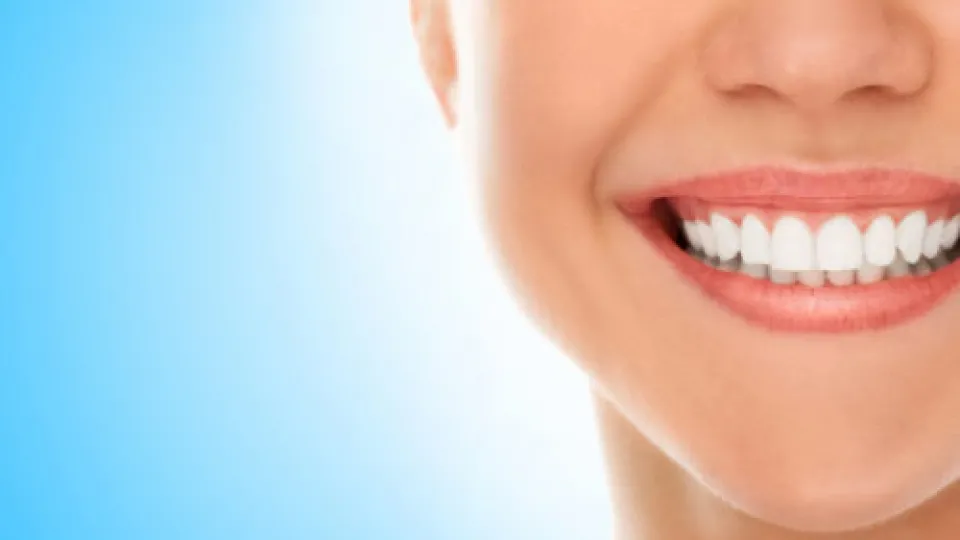 At a dentist with a smile dental hygiene