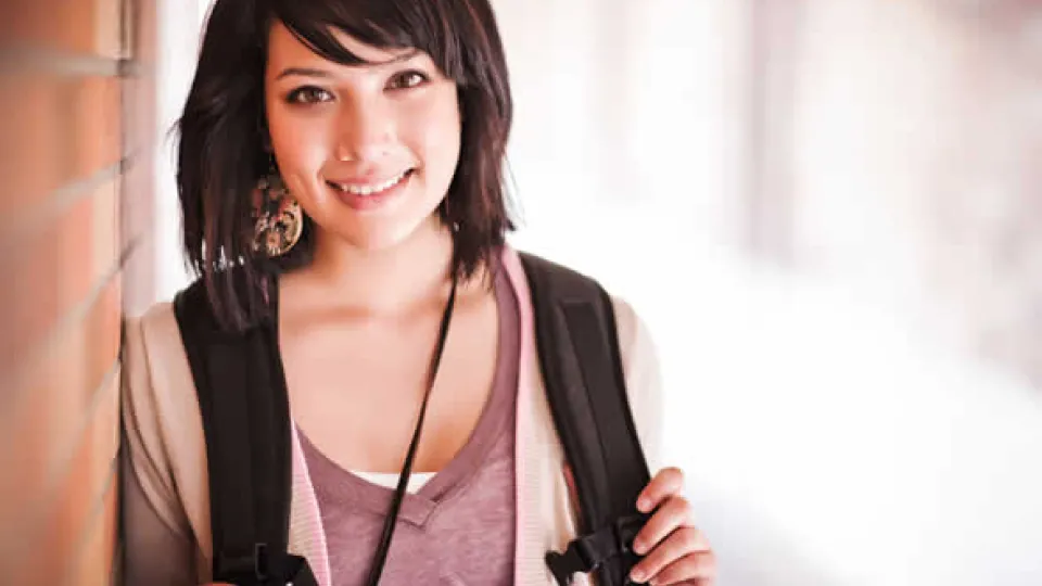 financialaid A Concorde student on the way to class.