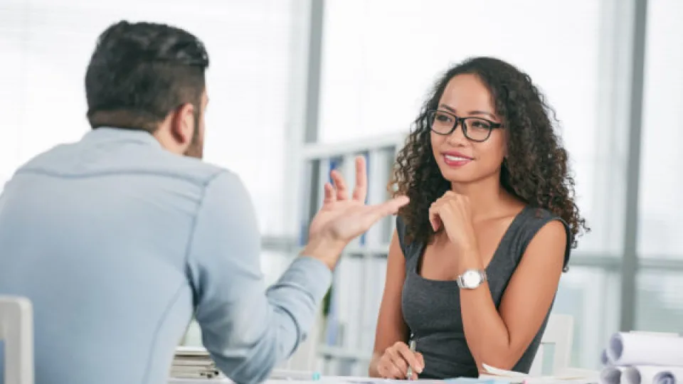 Job interview health care interview
