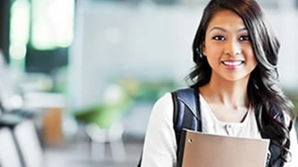 news A concorde student on the way to class.